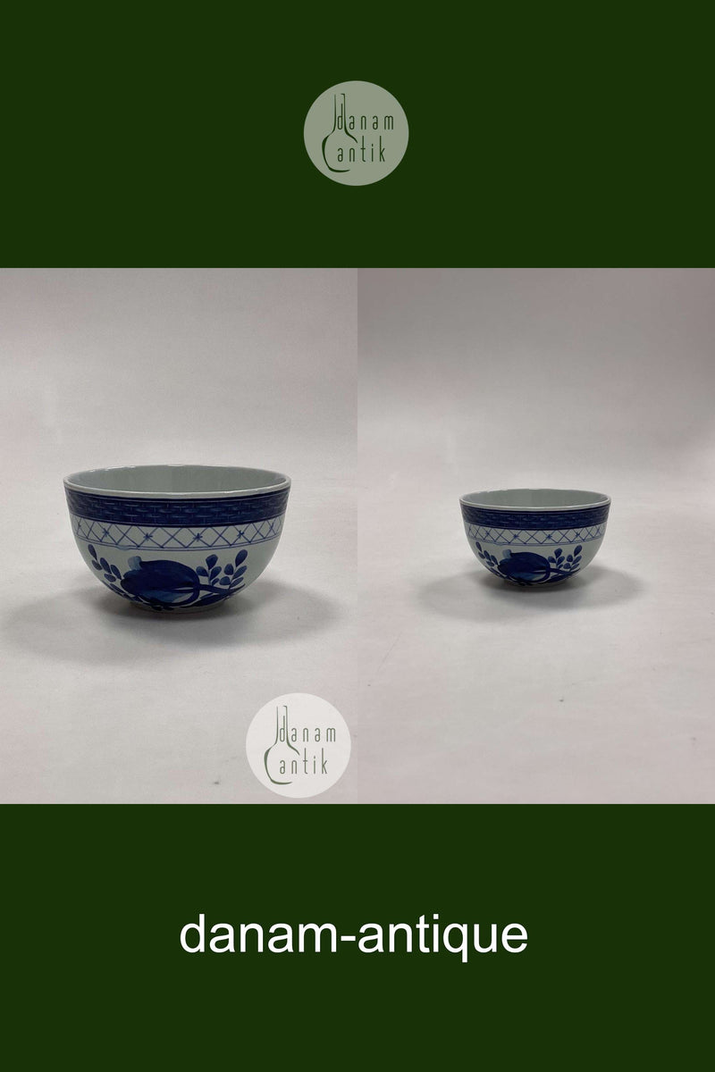 Royal Copenhagen Blå Tranquebar Thekop uden hank No. 957