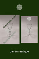 Val St. Lambert Goethe Millet Hedvinsglas