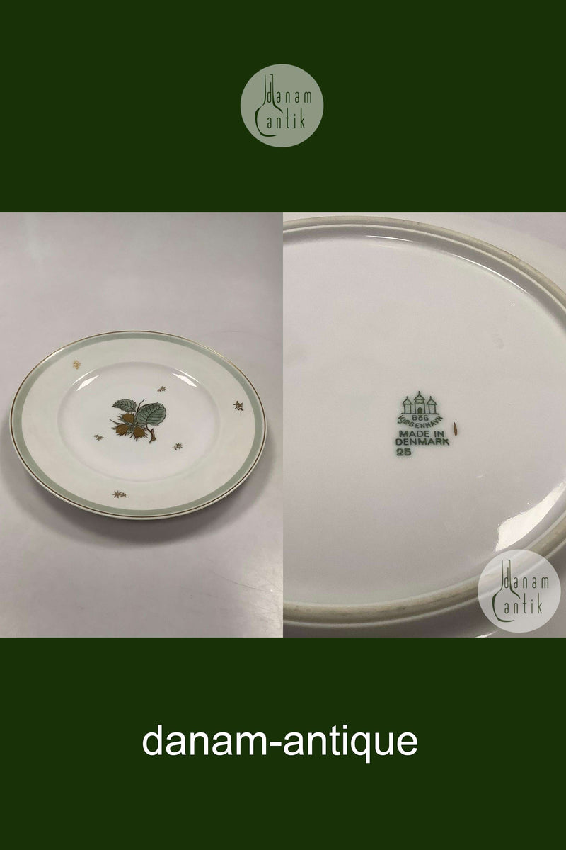 Bing og Grøndahl Hasselnød Spisetallerken No 25