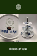 Royal Copenhagen Blå Mega Mussel Etagere No. 627