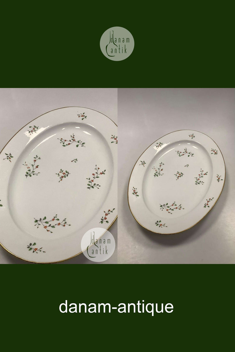 Royal Copenhagen Stel 171 ( ligner Berberis ) Stort Servingsfad No 9040