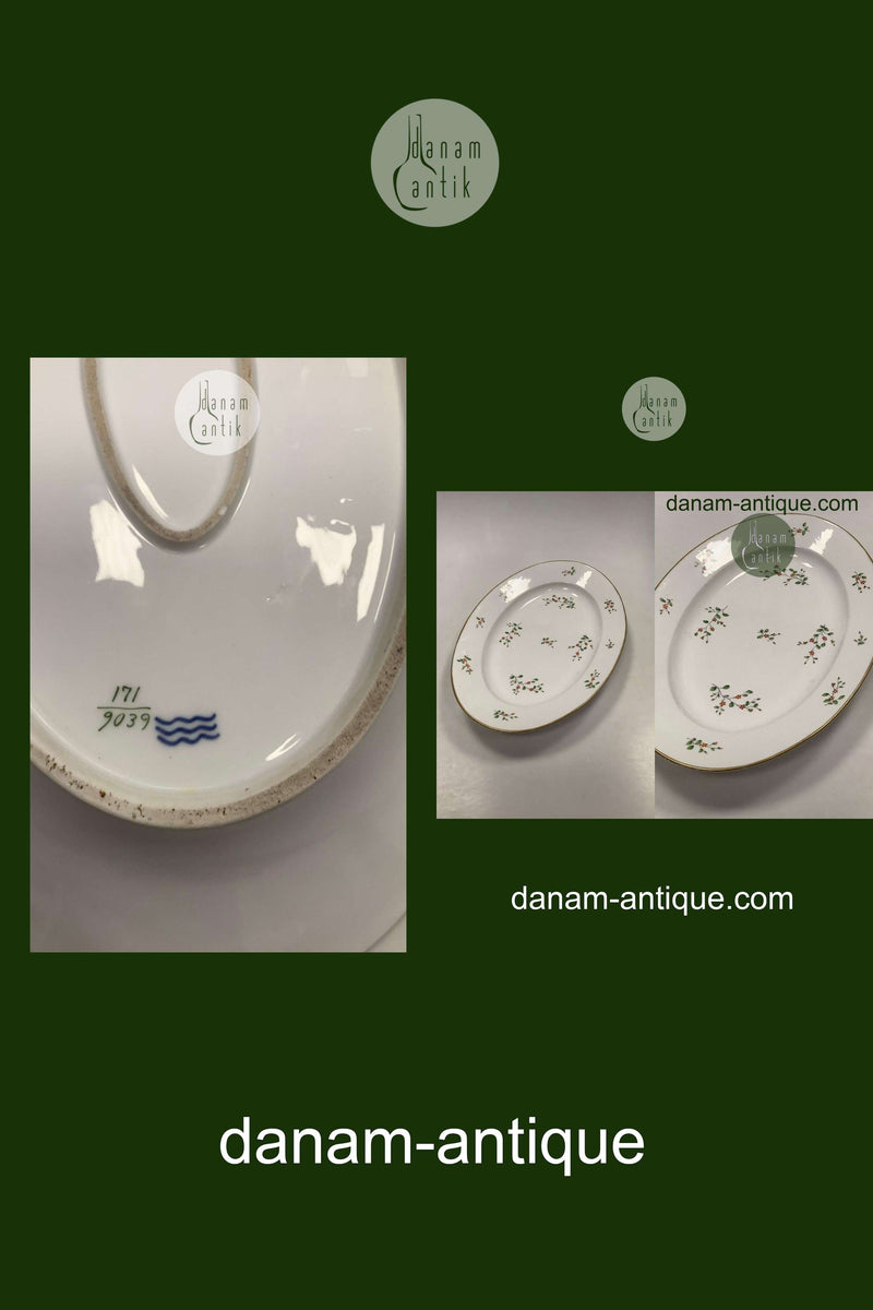 Royal Copenhagen Stel 171 ( ligner Berberis ) Servingsfad No 9039