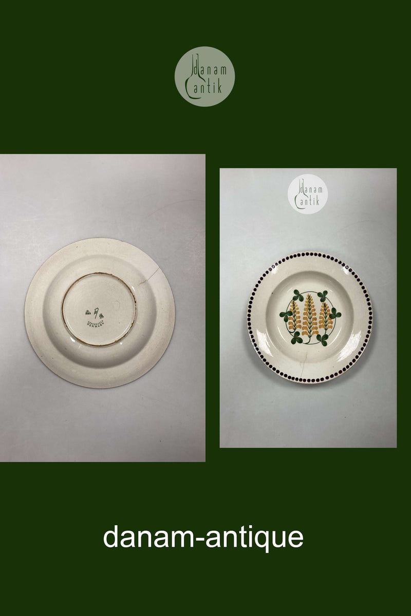 Aluminia Guldregn (Laburnum) Dyb Tallerken No. 10/230