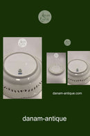 Royal Copenhagen Flora Danica Perlestel Hvid tallerken med gennembrudt kant 3553