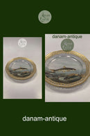 Royal Copenhagen Privatmalet Flora Danica Fisketallerken No 3554