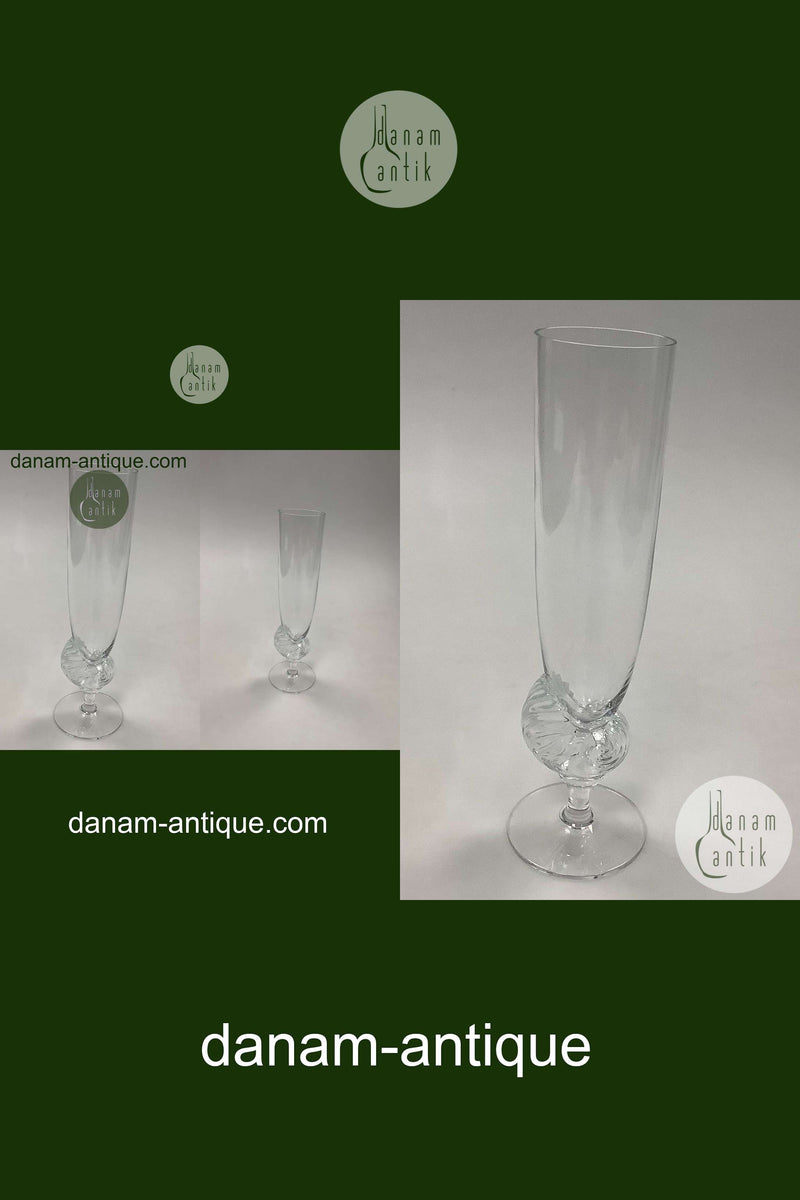 Holmegaard Neptun Champagneglas af Darryle Hinz