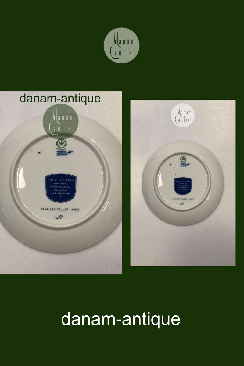 Royal Copenhagen Mindeplatte MAINZ No.1978/6