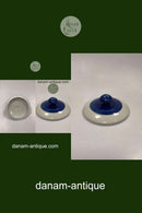 Rörstrand Blå Koka Låg med knop