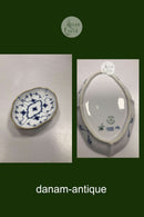 Royal Copenhagen Musselmalet Riflet Lille Assiet med guld No 146