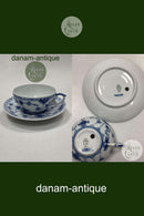 Royal Copenhagen Musselmalet Halvblonde Tekop og Underkop No. 525/081