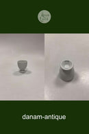 Royal Copenhagen Salto hvidt stel Æggebæger