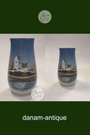 Bing og Grøndahl Art Nouveau Vase med Landsbykirke No. 1302/6210