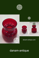 Red Hyacinth glass Holmegaard / Kastrup / Fyens Glasværk