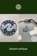 Bing og Grøndahl Art Nouveau Vægtallerken 1900 Den er god som Glutten fylder