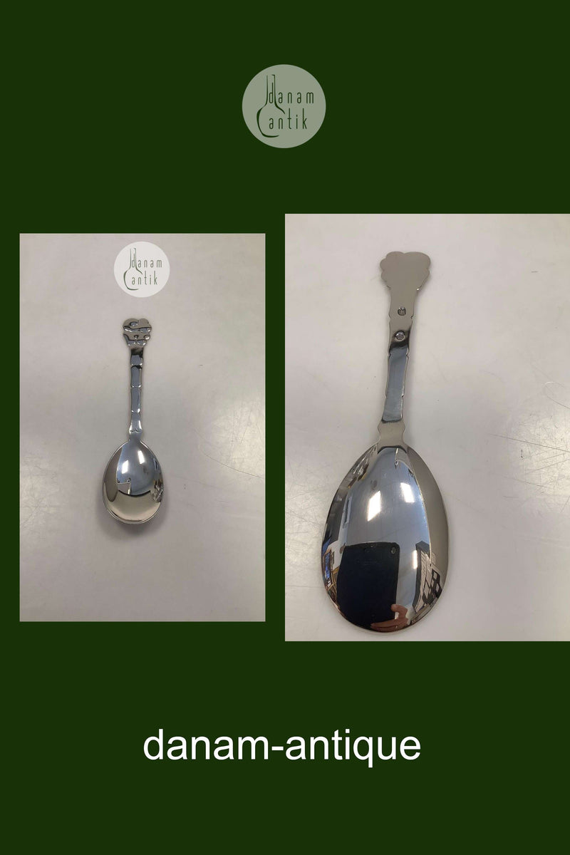 Dansk Art Nouveau Sølv Ske i Bindesbøll stil