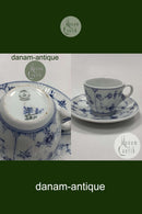 Royal Copenhagen Blue Fluted Plain Hotel Coffee cup and saucer No 2011