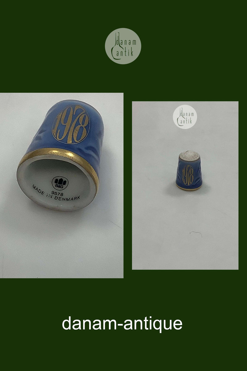 Bing og Grøndahl Fingerbøl 1978 No. 9578