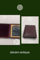 Antique Daguerreotype Photograph of man in box
