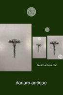 Beautiful Danish Corkscrew in Silverplate