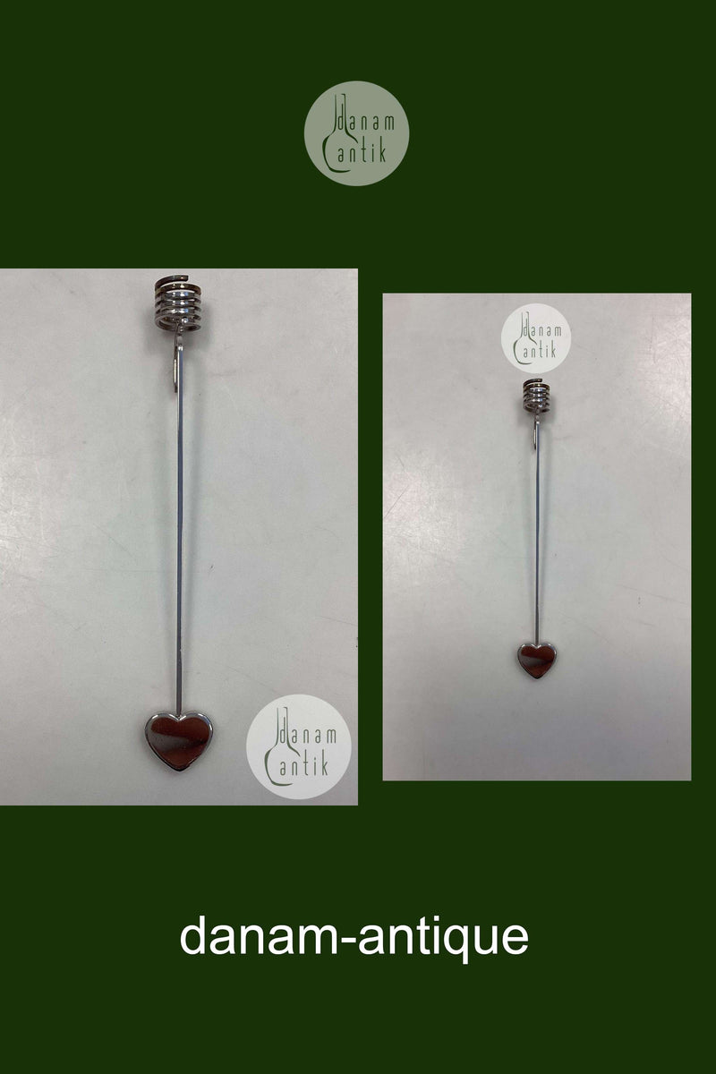 Georg Jensen Golden Christmas Lyseholder - Hjerte 1990 / Palladium