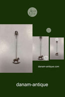 Georg Jensen Golden Christmas Candle Holder - Rocking Horse 1996 / Palladium