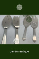 Georg Jensen Sterling Sølv Pyramide Fiskeanrettersæt No 231