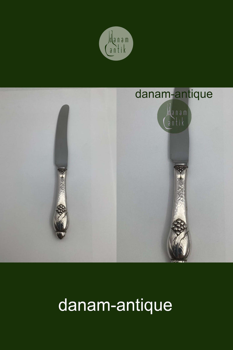 Evald Nielsen No 6 Sølv Middagskniv