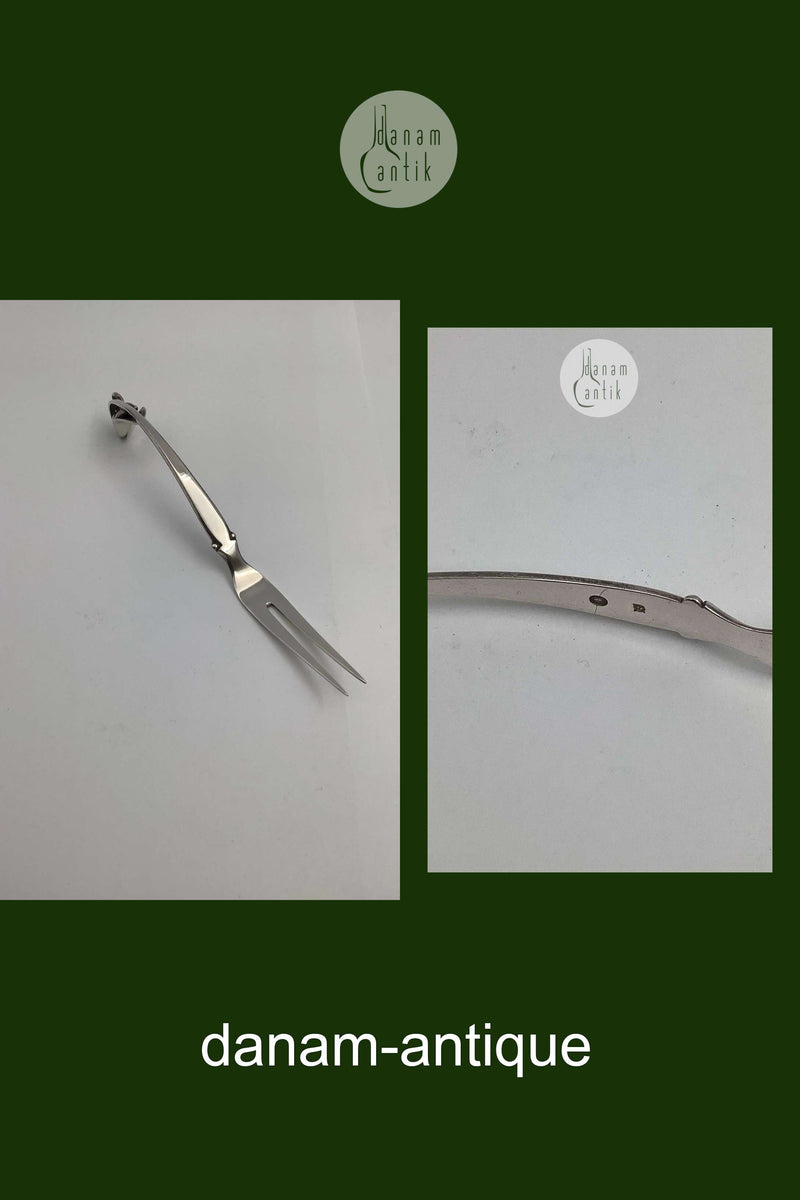 Dansk Sølv Ornamental Gaffel