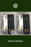 Georg Jensen Christmas Collectibles  Lyseholder - Sløjfe og Krone 2013