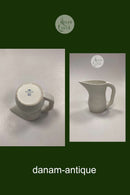 KÄHLER Ursula oval Kande i Hvid No. 442