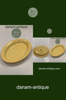 KÄHLER Ursula oval Tallerken i Gul No. 085