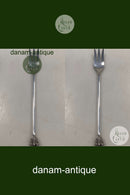 Krone Cocktail gaffel i Sterling Sølv