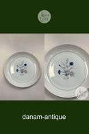 Bing and Grondahl White Demeter / Cornflower Large Round Dish No. 20