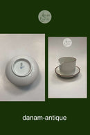 Royal Copenhagen Domino Sauceskål på fast fad u/ Låg No. 14916