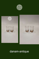 Et par Holmegaard Sodavandglas