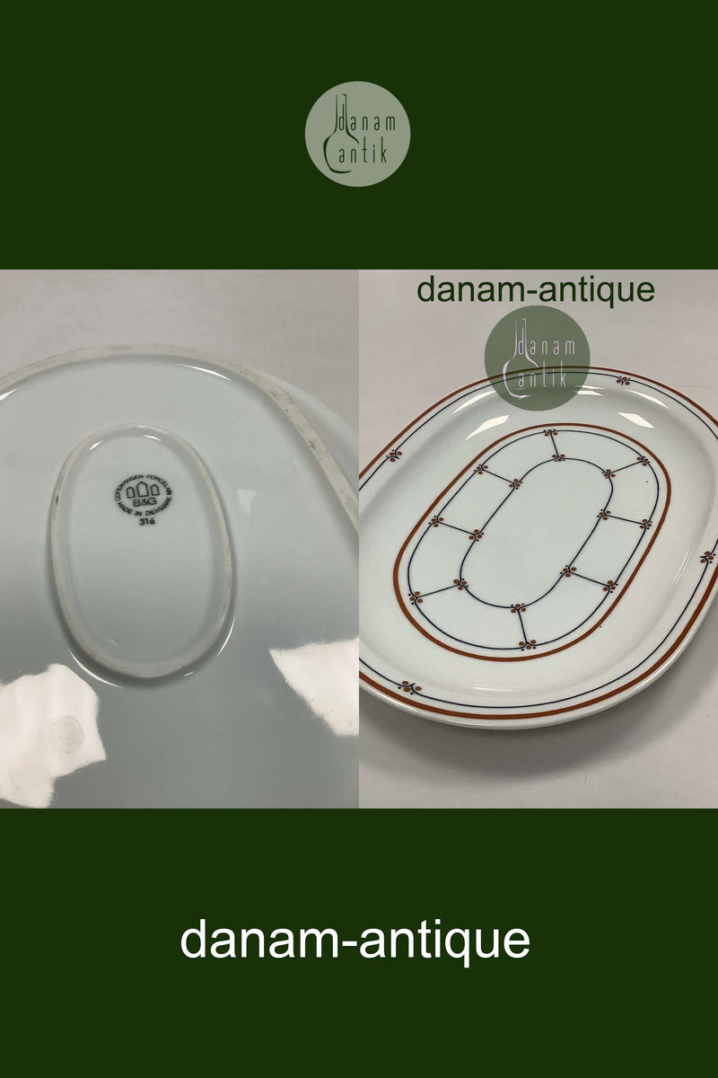 Bing og Grøndahl Tivoli Ovalt Fad No. 316