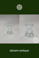 Klart Blomsterløgglas Holmegaard / Kastrup / Fyens Glasværk