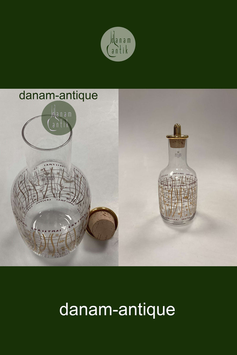 Holmegaard Crystal Christmas Karaffel 2002