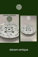 Royal Copenhagen Grøn Riflet Musselmalet Frokosttallerken No. 620