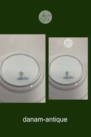 Royal Copenhagen Grøn Riflet Musselmalet Frokosttallerken No. 620