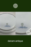 Royal Copenhagen Grøn Riflet Musselmalet Spisetallerken No. 625