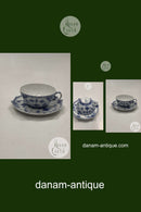 Royal Copenhagen Musselmalet Helblonde Tekop med Underkop No 1130