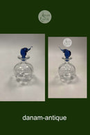 Holmegaard Glasværk Noah Karaffel med Blå Elefant