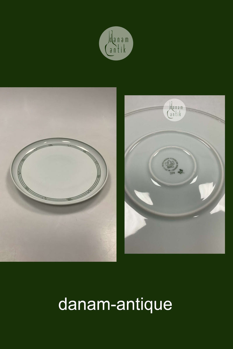 Bing og Grøndahl Delfi Grøn Rundt Servingsfad No 304