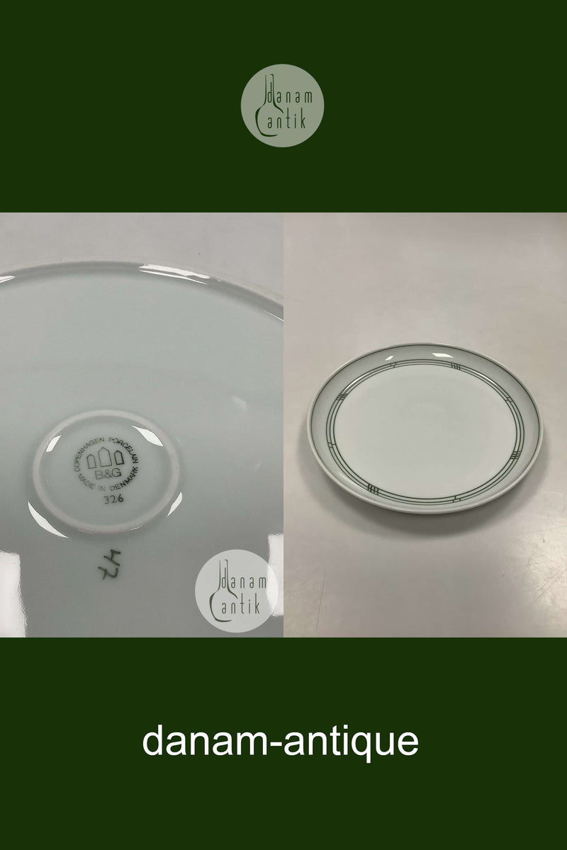 Bing & Grøndahl Delfi Grøn Frokosttallerken No 326