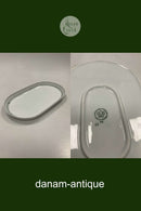 Bing og Grøndahl Delfi Grøn Aflangt fad No 316