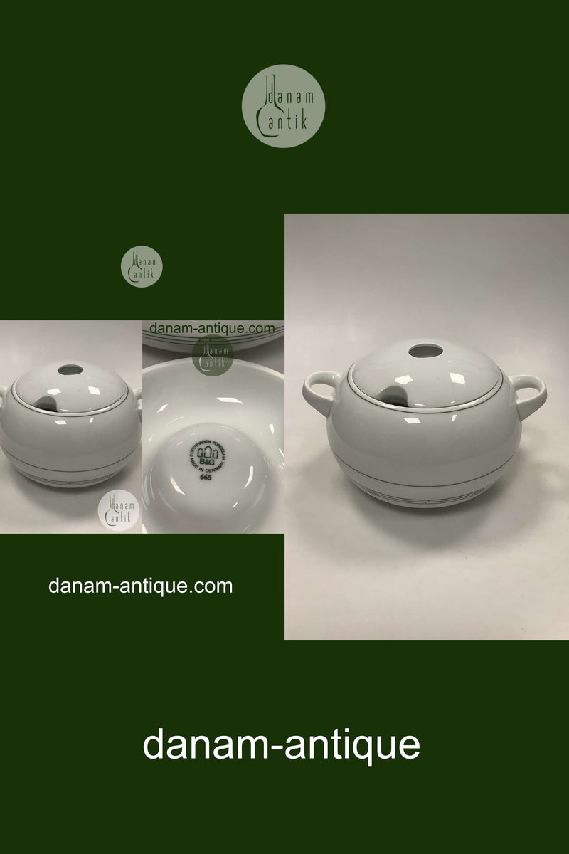 Bing og Grøndahl Delfin Grøn Suppeterrin No 665