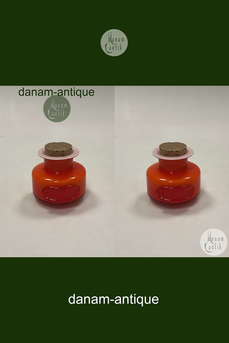 Holmegaard Orange Carnaby / Palet Krydderikrukke Neutral