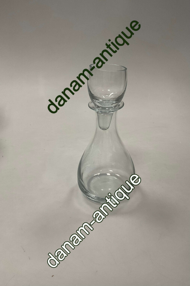 Holmegaard Karaffel i klart glas Proppen er også et glas