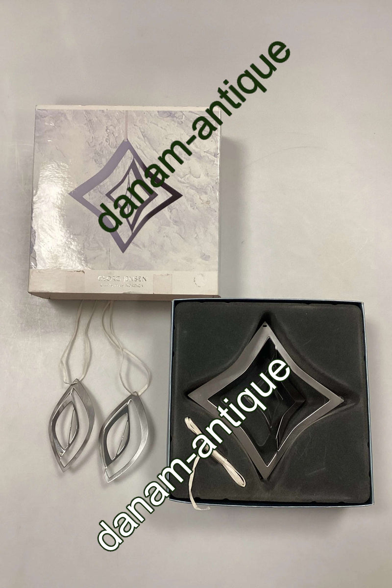 Georg Jensen Christmas Nordica - Star Juleuro og 2 ornamenter